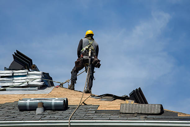 Professional Gutter Installation technician working in Council, ID